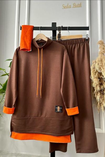 Fashion Spor Takım Acı Kahve Yeni Acı Kahve