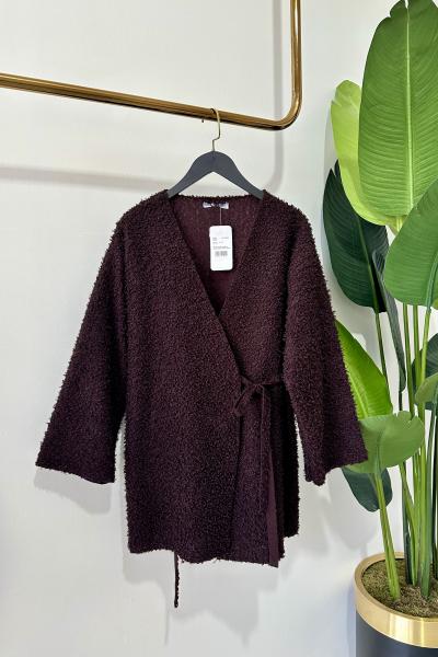 Buklet ceket Acıkahve Acı Kahve