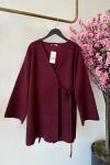 Buklet ceket Bordo Bordo