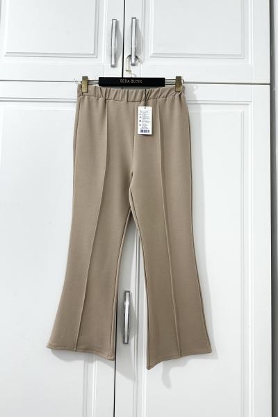 Çımalı Pantolon Bej