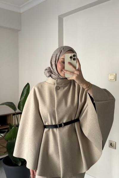 İthal Kaşe Panço Krem Krem