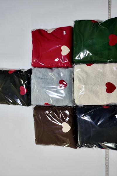 Kalpli Triko Takım Kırmızı Kırmızı