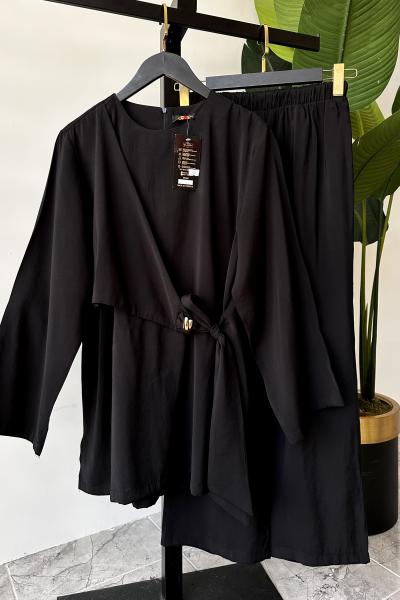 Modal Takım Siyah Siyah