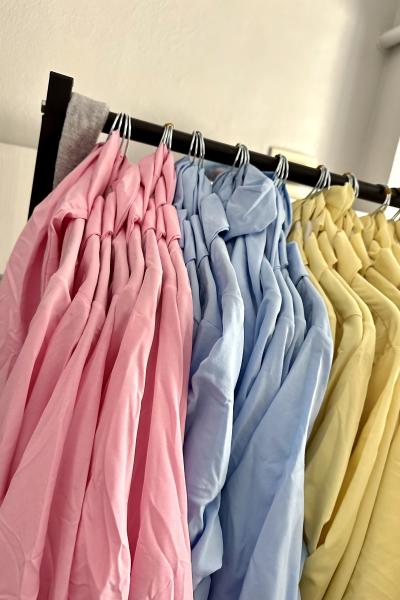 Pelin Elbise Pembe Pembe