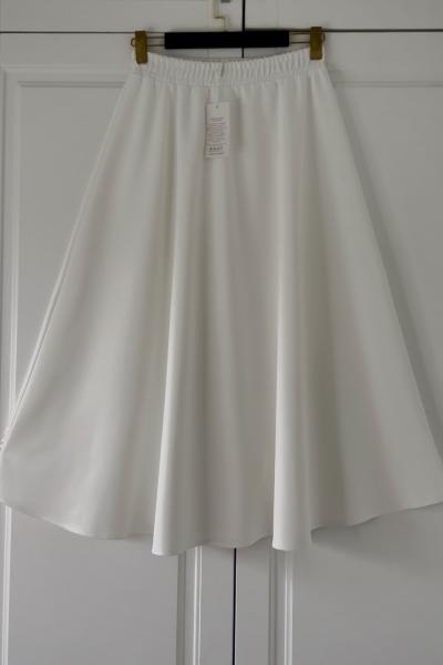 Puf Kiloş Etek Beyaz Beyaz