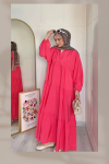 Tensel Elbise Pembe Pembe