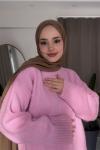 Yünlü Kazak Pembe Pembe